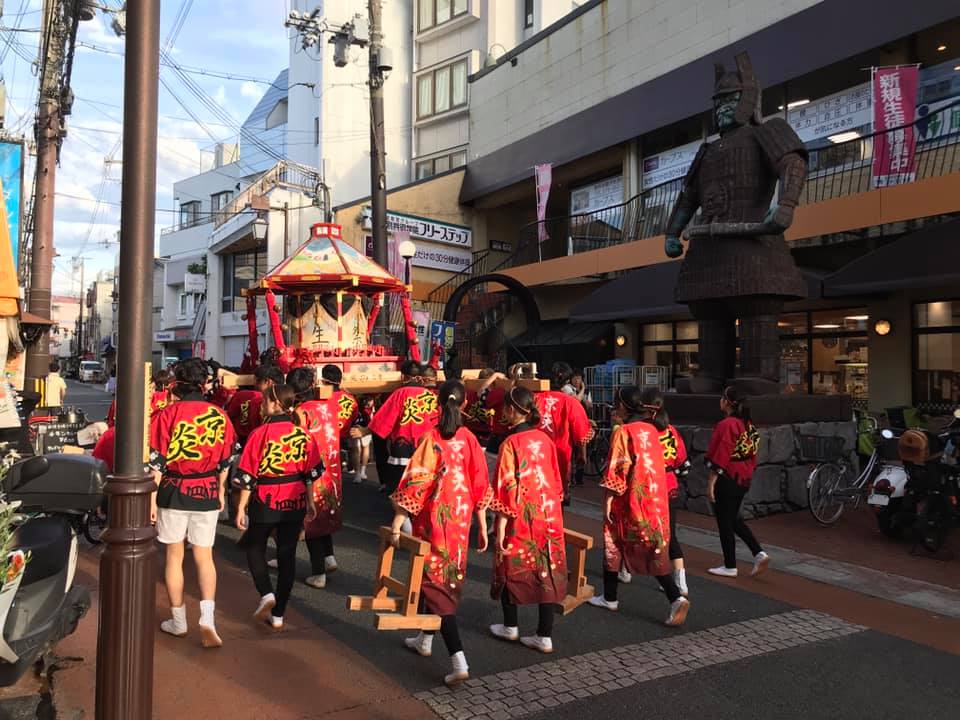 京炎みこし,京都学生祭典,大映通り商店街,大映通り商店街夏祭り,京都太秦,太秦