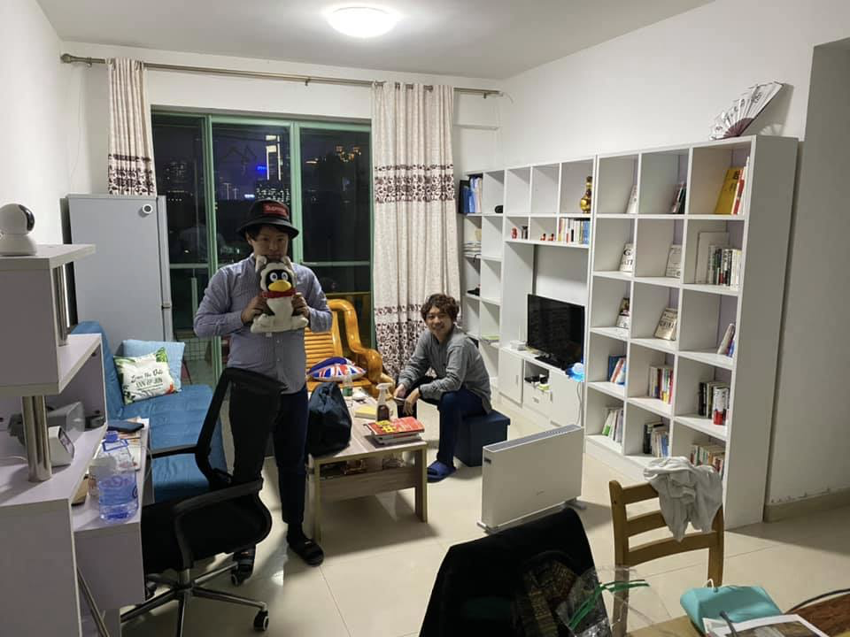 リバ邸深セン,自由邸深圳,吉川 真人,Makoto Yoshikawa,深セン,深圳,福田健児,ツーショット