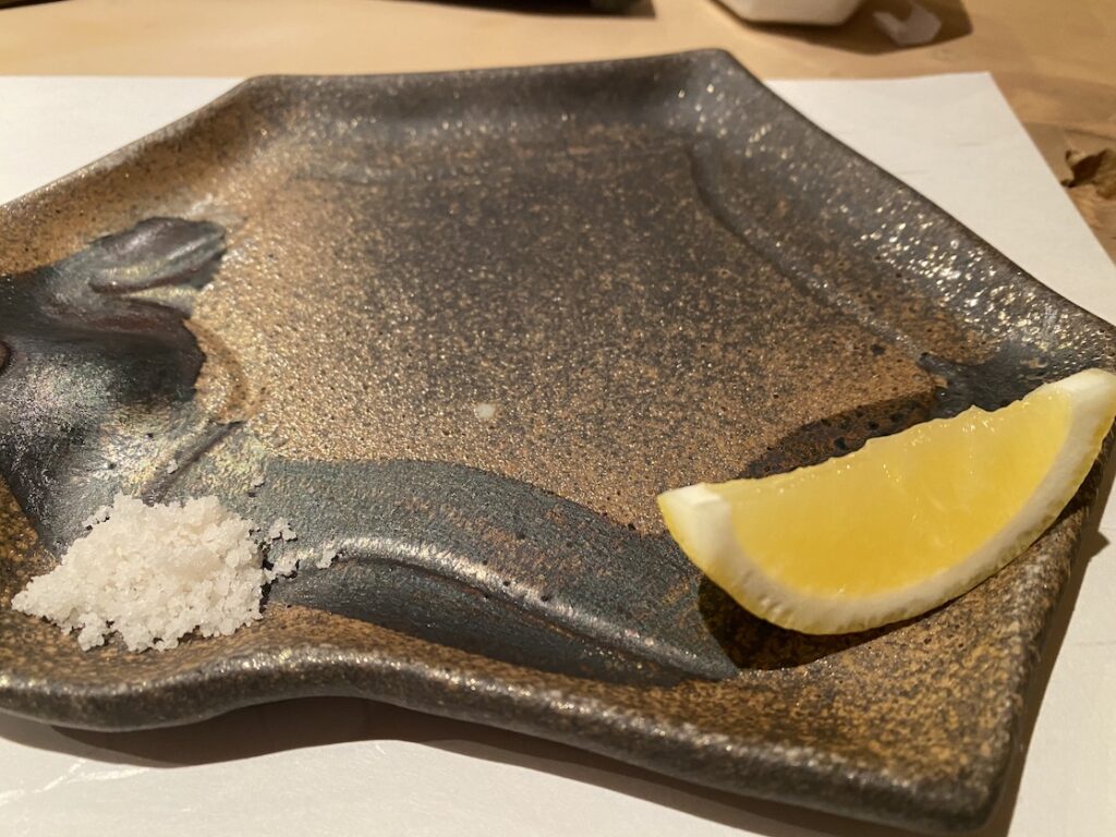 北新地の天ぷら屋のてんぷら木坂