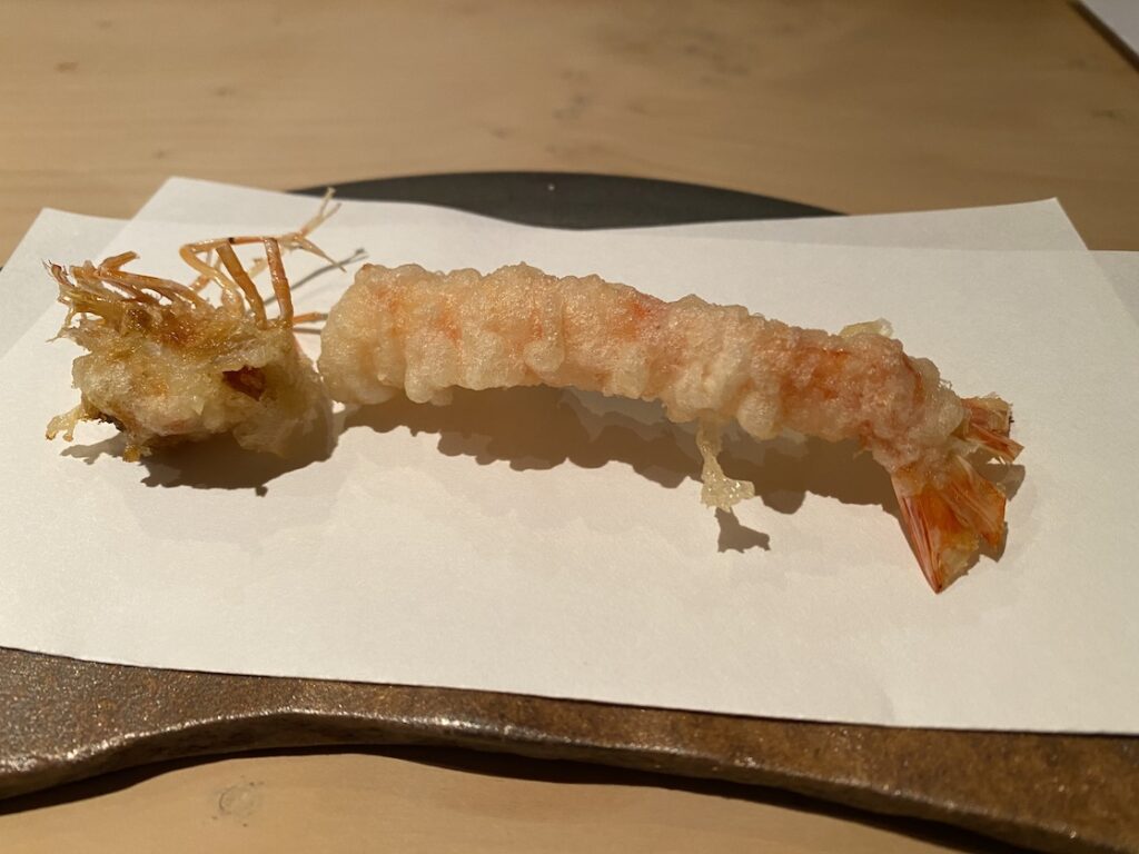 北新地のてんぷら木坂の天ぷら
