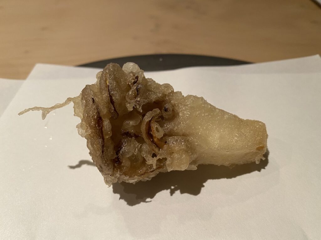 北新地のてんぷら木坂の天ぷら