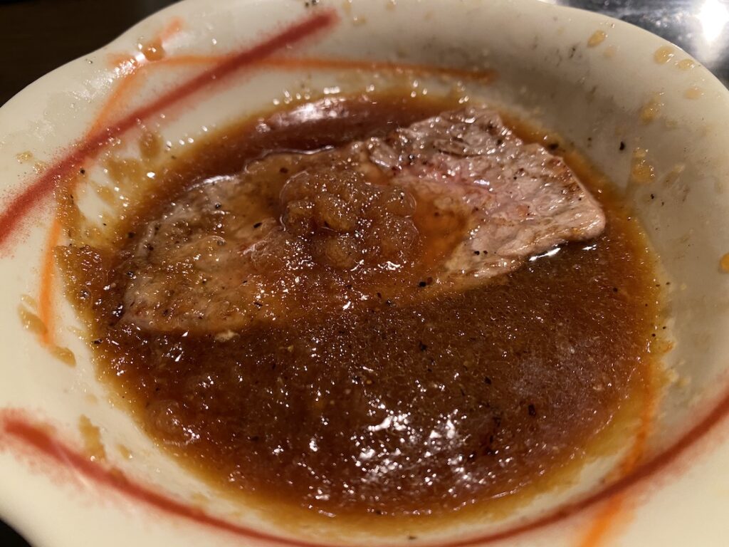 石川県加賀市の焼肉ダイニングあきちゃんの能登牛の特選上ロース
