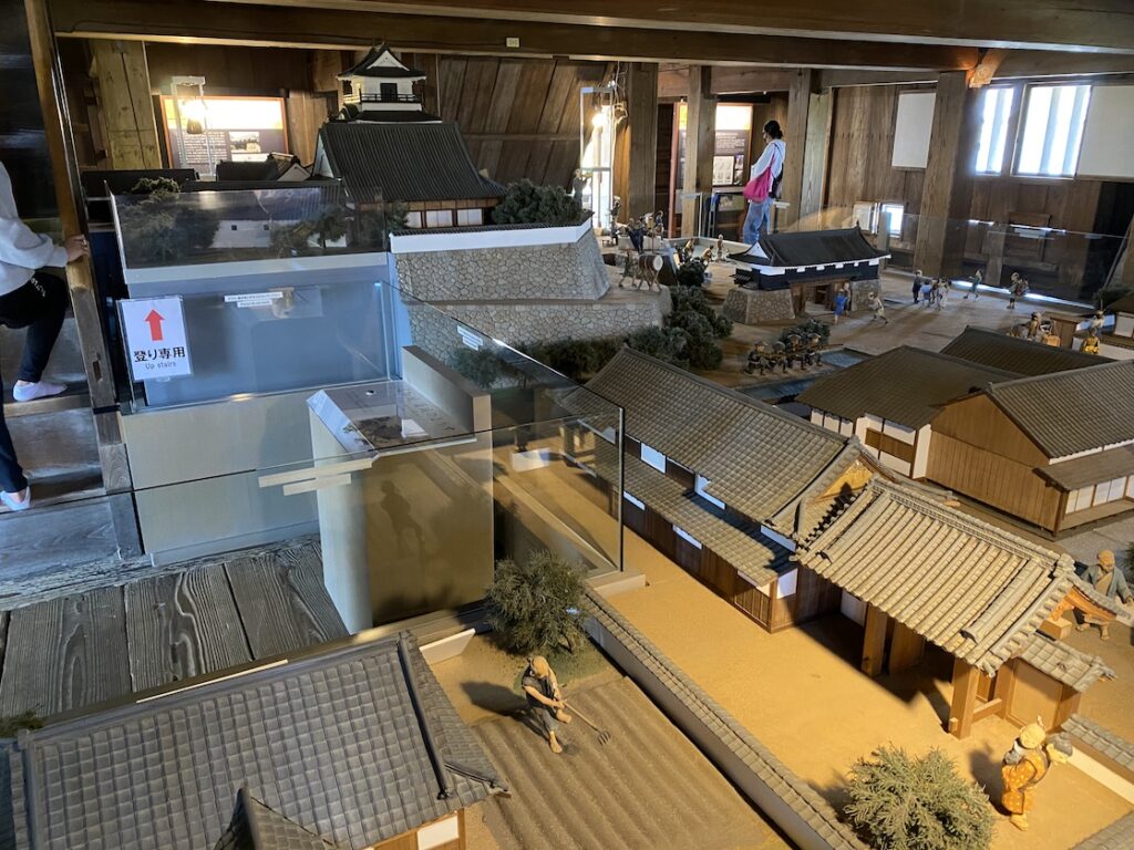 高知城の模型